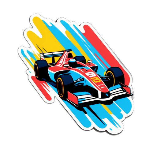 रैपिडो कार के लिए तेज़ गति वाला स्टिकर