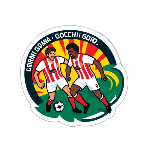 지로나 축구 경기 스티커