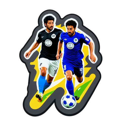 Sticker cu meciul de fotbal între Al Sadd și Al-Hilal