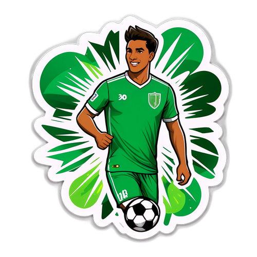 Stiker Jersey Sepak Bola Deportivo Cali