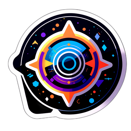 最新技術を象徴するデジタルデザインシール