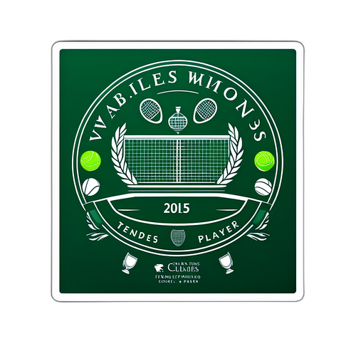 Wimbledon 2025 poszter stílusban
