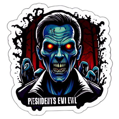 Дизайн наклейки для Resident Evil 9