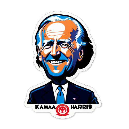 Sticker Tuyệt Đẹp của Tổng thống Biden và Kamala Harris: Hãy Thể Hiện Tình Yêu Chính Trị Của Bạn!