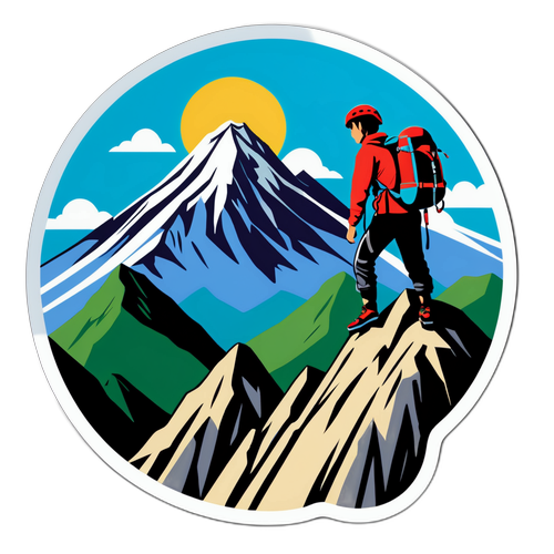登山家のためのステッカー