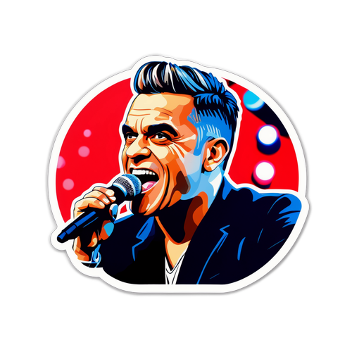 Robbie Williams auf der Bühne