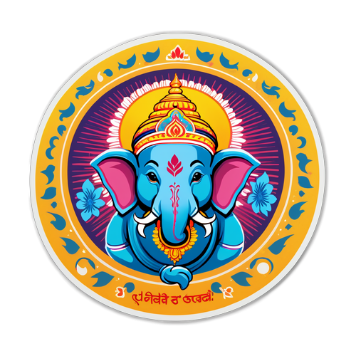 Tribut Memorable untuk Delhi Ganesh: Desain Sticker yang Menyentuh Hati!