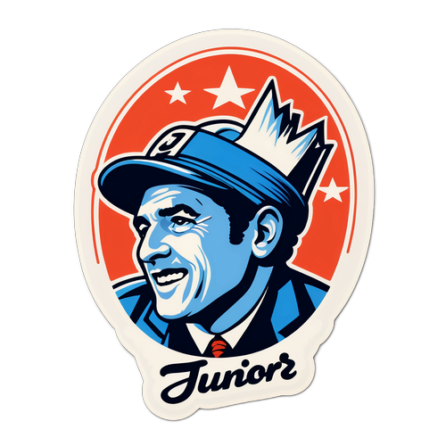 Sticker en homenaje a 'Junior'