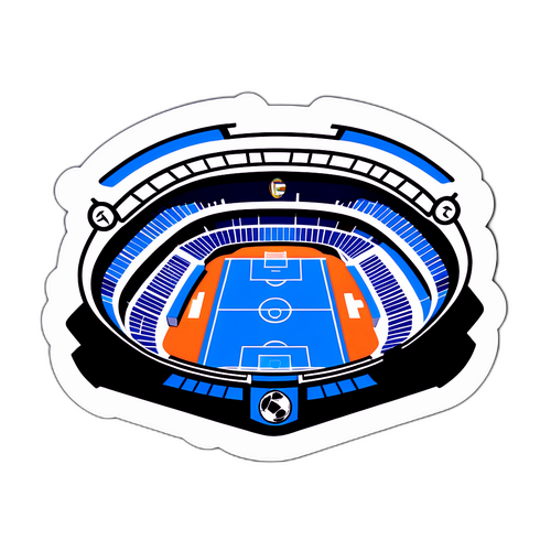 Moderna design av Santiago Bernabéu Stadium