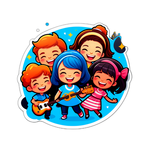 Stiker Ceria dari Lagu mpls