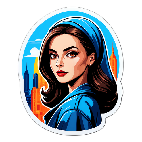 Autocolant artistic contemporan