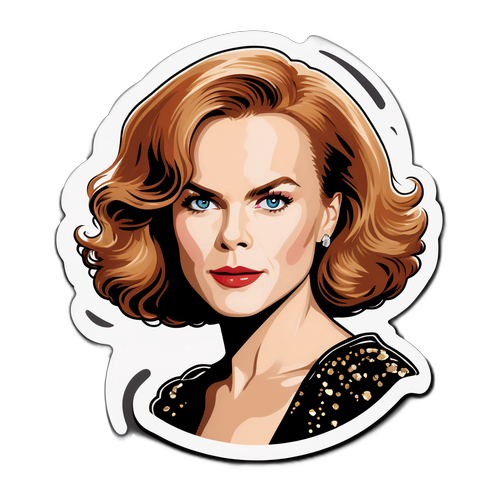 Chic nálepka s Nicole Kidman