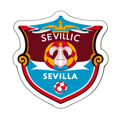 सेविला एफसी बैज वालाSticker