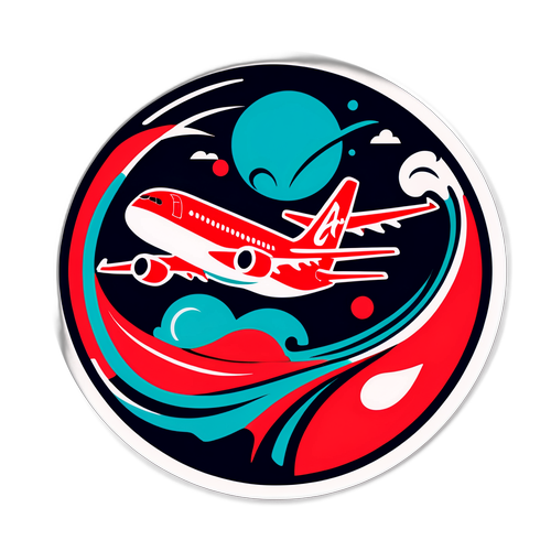 Artistic Sticker ng Airasia