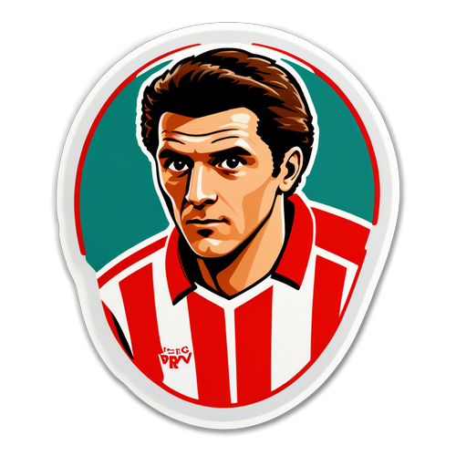 PSV Legenden In Retro Stijl: Een Sticker Die Geschiedenis Maakt!