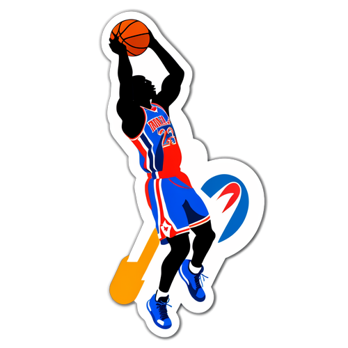 NBA Logo Sticker: Perfect for Fans and Ballers Alike!