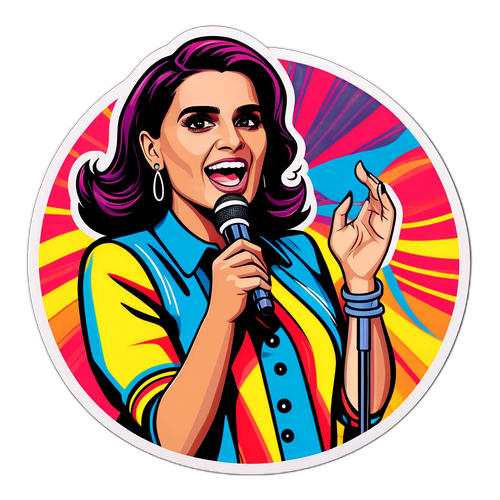 Autocolant Nelly Furtado Retro
