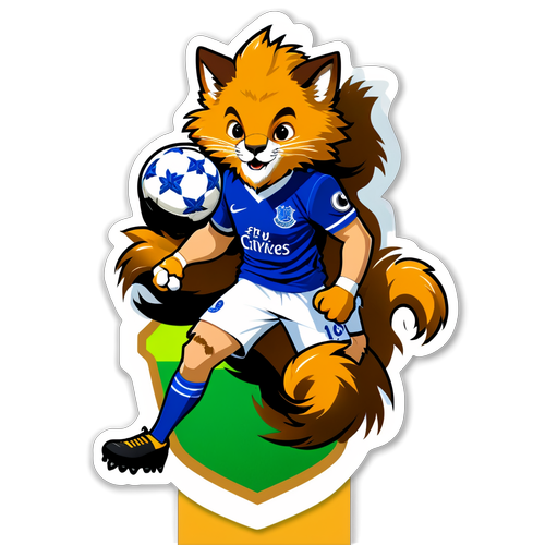 Sticker ya Mchezo wa Everton dhidi ya Leicester City