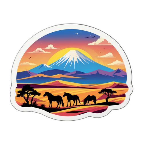 Paesaggio Mistico della Mongolia