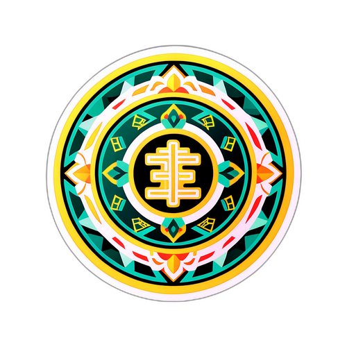 客家貨幣設計貼紙