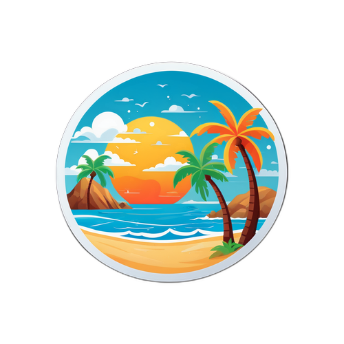 Diseño de Playa Tropical