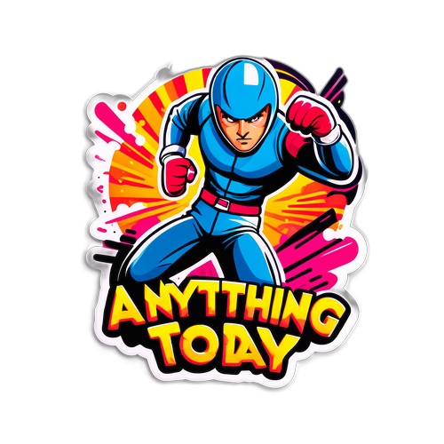 Um Alarme Estilizado com 'Anything Goes Today'