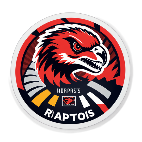 Autocollant de statistiques des Raptors