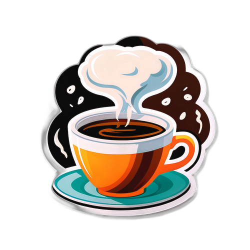Sticker Kopi Hangat