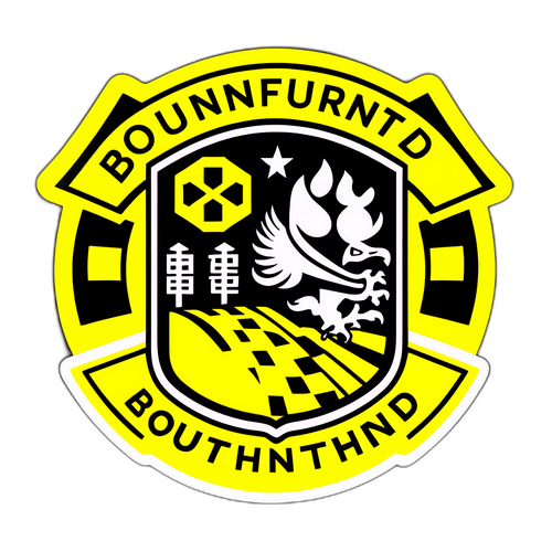 Σχέδιο αυτοκόλλητου που αποτυπώνει τη μεταγραφή της Ντόρτμουντ στην τάξη με ενέργεια