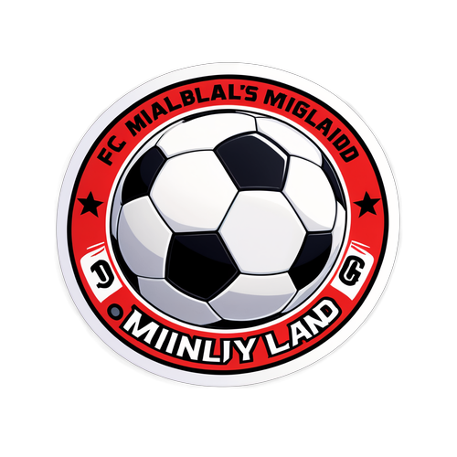 FC Midtjylland Logo Klistermærke