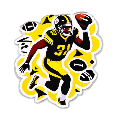 Dynamic Football Action Illustration