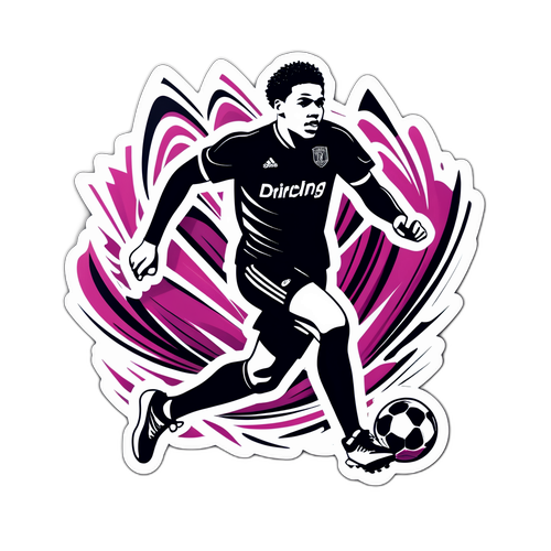 Evan Ferguson Dribbling Sticker