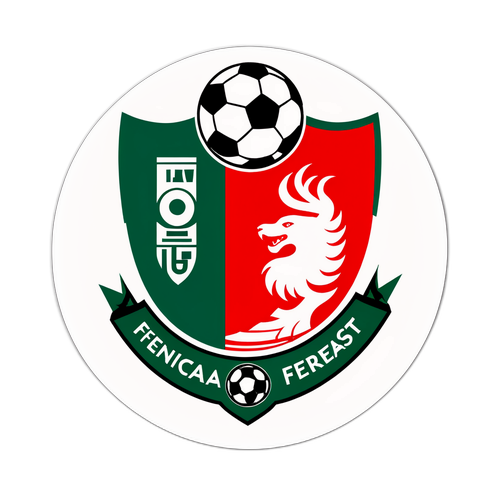 Luo Nottingham Forest ja Ferencváros -jalkapallojoukkueen tarra