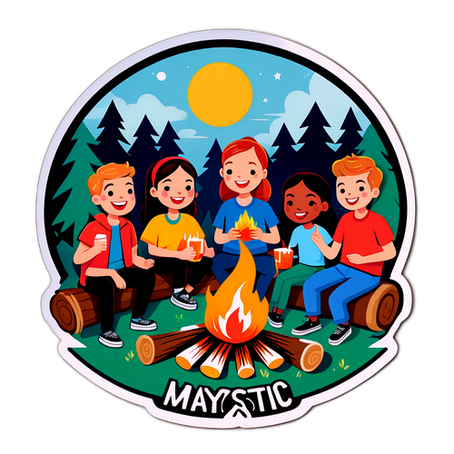 Grupo de Amigos no Camp Mystic