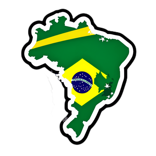 Mapa de Brasil con equipos de la Serie A Carioca