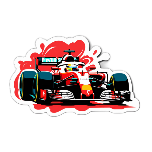 F1-logotyp med hastighetsladdningar