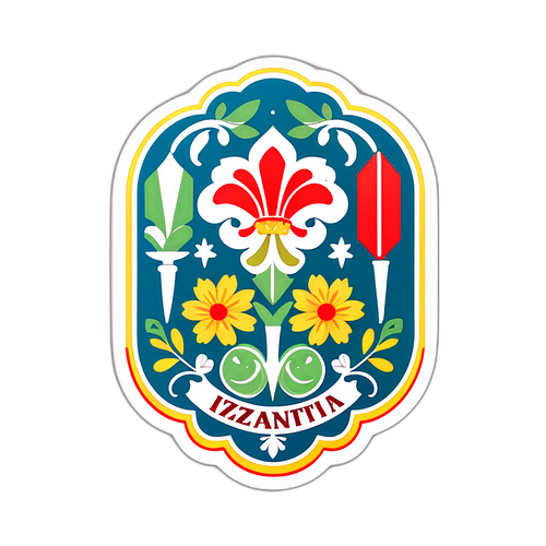 Adesivo che Celebra la Cultura Italiana