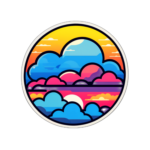 Retro stylizacji 80-tych z dynamiczną pogodą