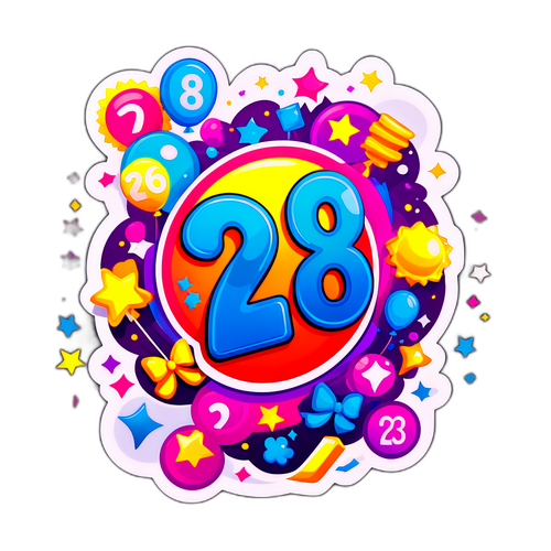 Adesivo de Celebração Mega Sena 2886