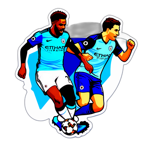 Illustration eines spannenden Spiels zwischen Fulham und Man City