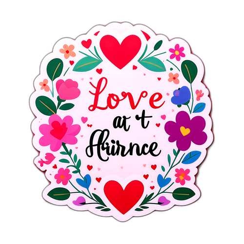 Első látásra szerelem matrica