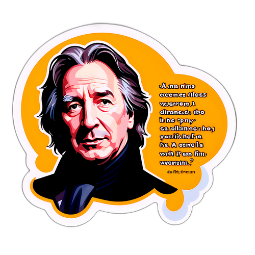 Tribute Sticker till Alan Rickman
