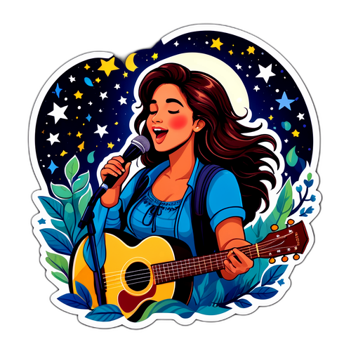 Paula Fernandes Cantando Sob um Céu Estrelado