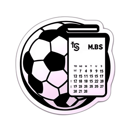 Minimalist MLS Schedule Sticker