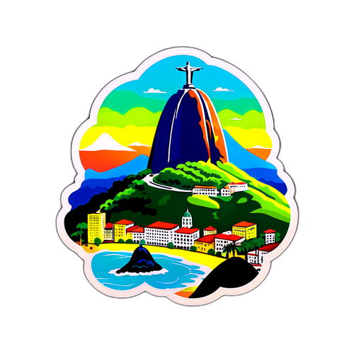 Uma cena icônica do Rio de Janeiro