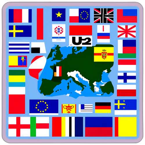 U21 Europamesterskab Sticker