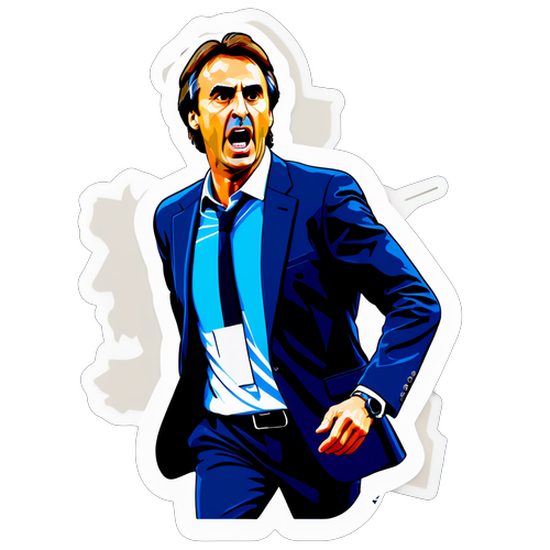 Sticker van Lopetegui in Actie