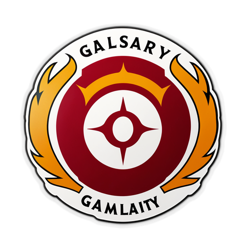 Shocking Sticker Design: Galatasaray's Pride Captured with Istanbul's Iconic Landmarks!