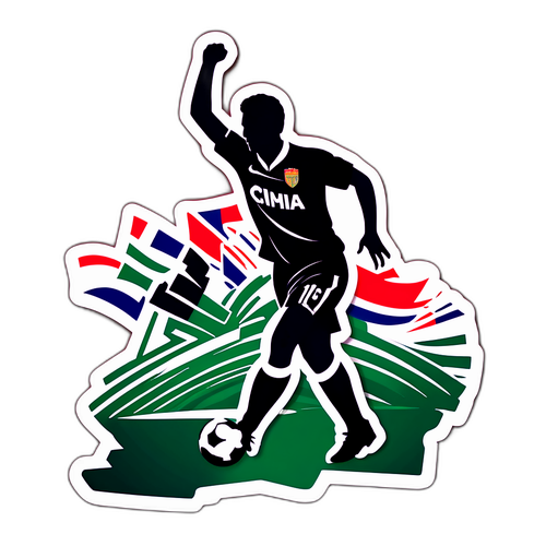 Silhouette a lui Gica Craioveanu în acțiune