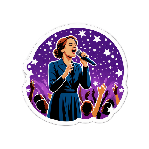 Antonia Hemmer singt auf der Bühne